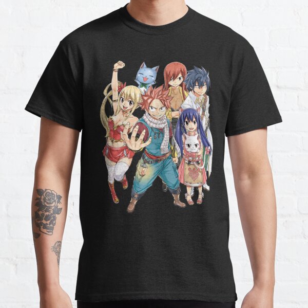 Anime Fairy Tail T-shirt classique