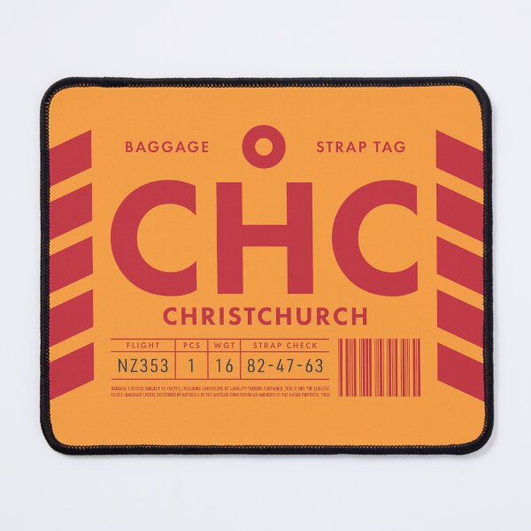 Item preview, Luggage Tag D - CHC Christchurch New Zealand designed and sold by VoodooCircus.