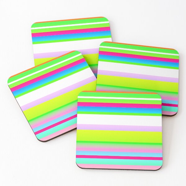 Item preview, colorful multicolored striped | Colorful multicolored horizontal stripes designed and sold by lausn.