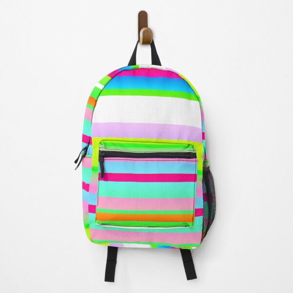 Item preview, colorful multicolored striped | Colorful multicolored horizontal stripes designed and sold by lausn.