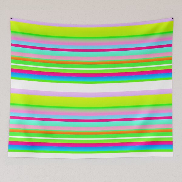Item preview, colorful multicolored striped | Colorful multicolored horizontal stripes designed and sold by lausn.