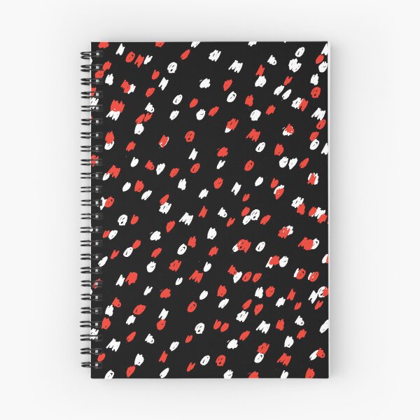Item preview, Speckled black white and red pattern designed and sold by DemonicGloom.
