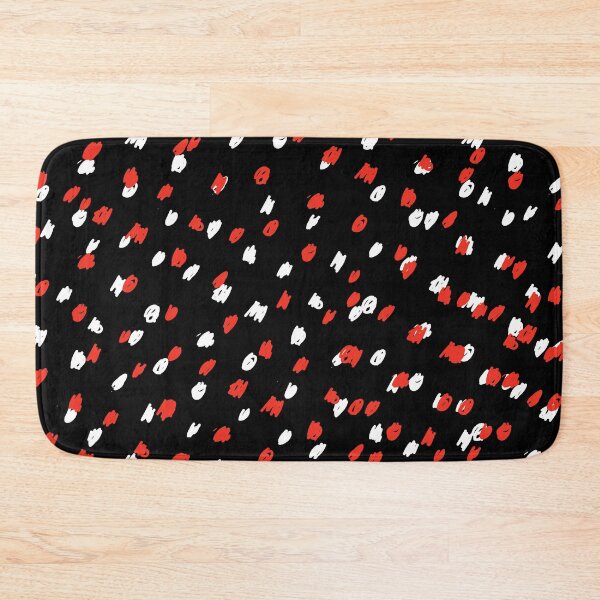 Item preview, Speckled black white and red pattern designed and sold by DemonicGloom.