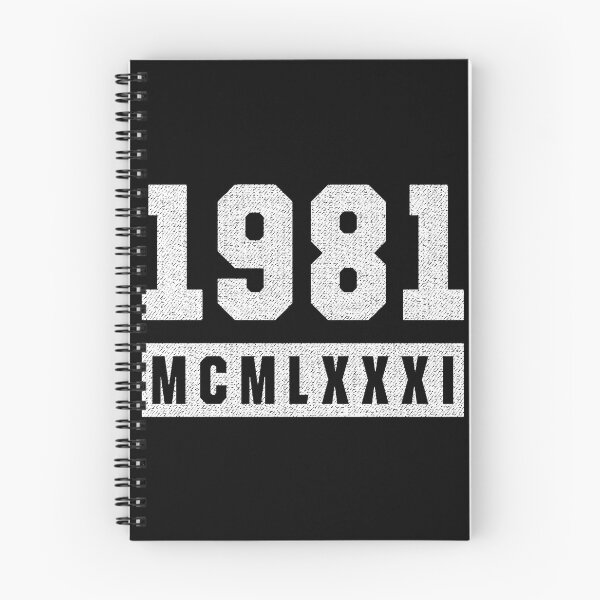 Item preview, Vintage 1981 Roman Numeral Birthday designed and sold by MarkTees.