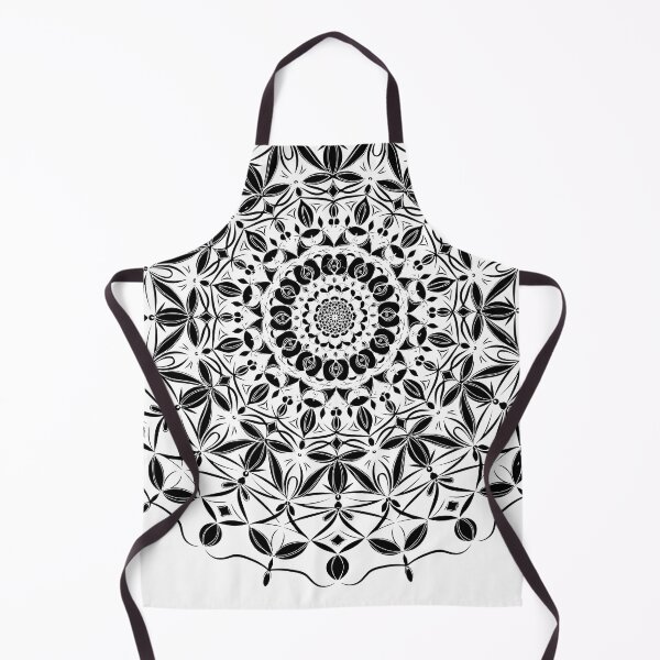 Item preview, black and white mandala designed and sold by Kosinskaya.