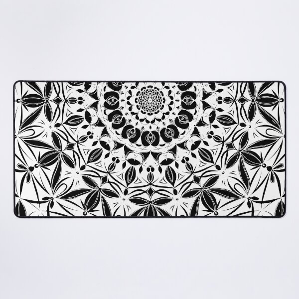 Item preview, black and white mandala designed and sold by Kosinskaya.