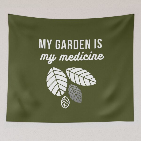 Item preview, My garden is my medicine designed and sold by GasconyPassion.