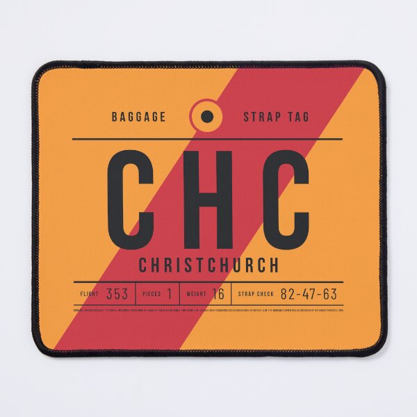 Item preview, Luggage Tag E - CHC Christchurch New Zealand designed and sold by VoodooCircus.