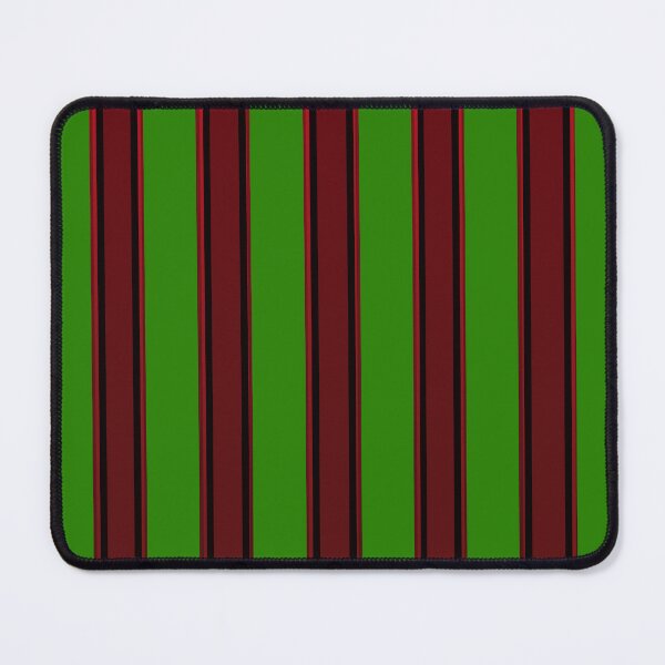 Item preview, Fairground red black green vertical stripes designed and sold by MinRoGallery12.
