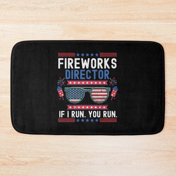 Item preview, Fireworks Director If I Run You Run (4th Of July Funny Gift) designed and sold by i-longmanshop.