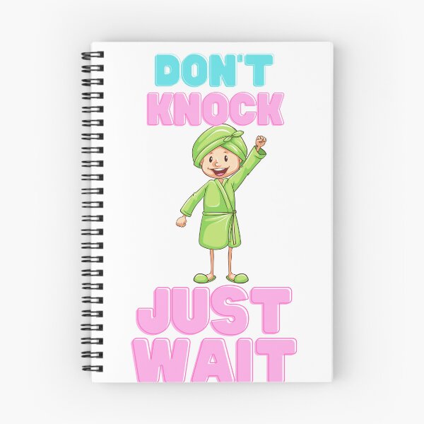 Item preview, Don’t knock., Just Wait  designed and sold by Andromedamami.