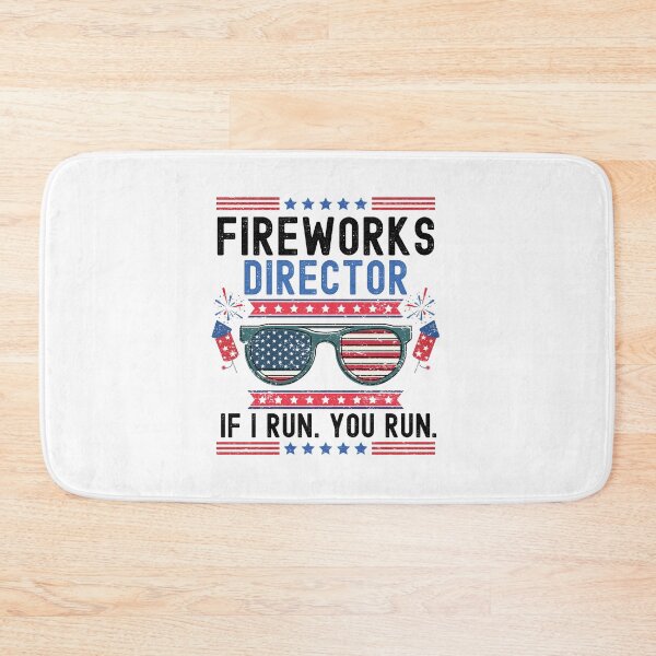 Item preview, Fireworks Director If I Run You Run (4th Of July Funny Gift) designed and sold by i-longmanshop.