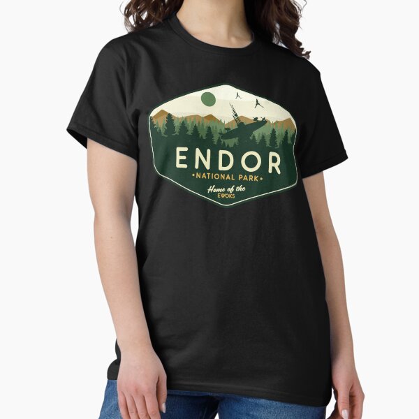 Vista previa del artículo con la obra «Parque Nacional Endor: hogar de los ewoks», diseñado y vendido por magrodanny.