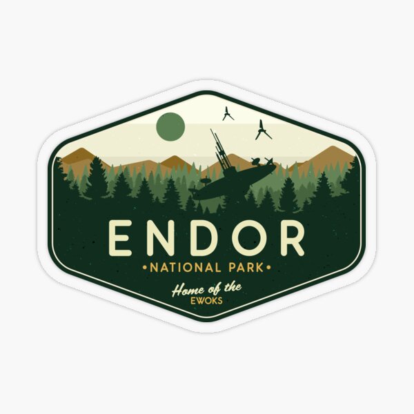 Item preview, Endor National Park: Home of the Ewoks designed and sold by magrodanny.