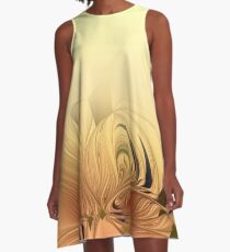 elegantes fraktales Muster A-Line Dress