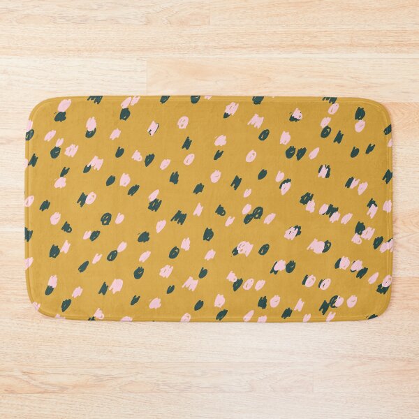 Item preview, Yellow black and light pink speckled pattern designed and sold by DemonicGloom.