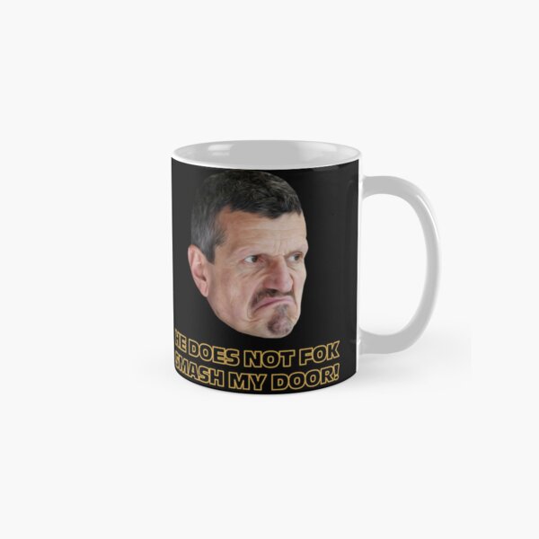 Item preview, Fok Smash My Door - Guenther Steiner - Formula 1 Oil Paint designed and sold by Harley-Jay.