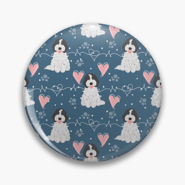 Item preview, Love Blue Roan Cockapoo Cavapoo Cavoodle designed and sold by Lulupainting.