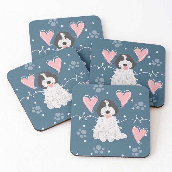Item preview, Love Blue Roan Cockapoo Cavapoo Cavoodle designed and sold by Lulupainting.