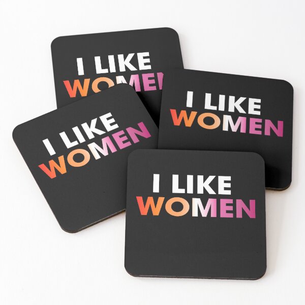 Artikelvorschau, I Like Women Lesbian Pride Flag Colors entworfen und verkauft von RoguePixel.
