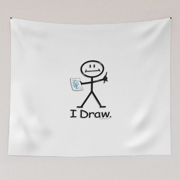 Item preview, Artist I Draw BusyBodies Stick Figure Gift designed and sold by Heidi Haakenson.