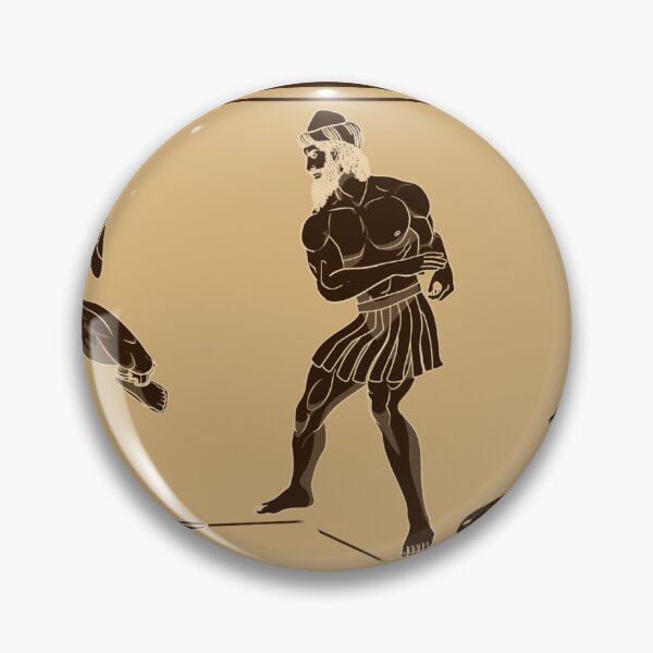 Item preview, Battle of Thermopylae Grecian Urn Style designed and sold by Hei-Yu-Fan-Art.