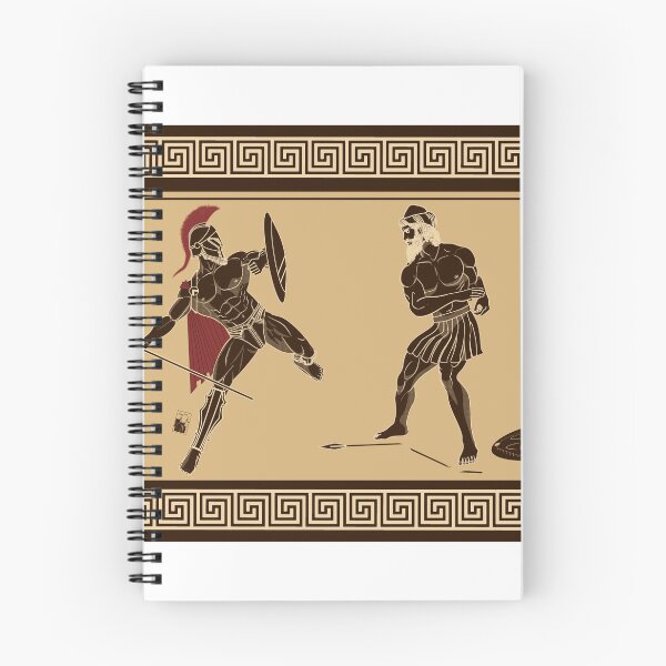 Item preview, Battle of Thermopylae Grecian Urn Style designed and sold by Hei-Yu-Fan-Art.