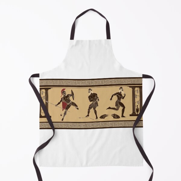 Item preview, Battle of Thermopylae Grecian Urn Style designed and sold by Hei-Yu-Fan-Art.