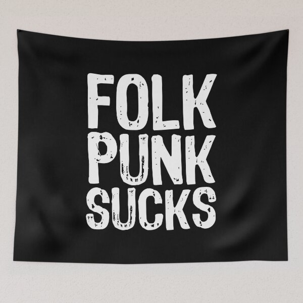 Item preview, Folk Punk Sucks designed and sold by The "I Love Everything" Shop.