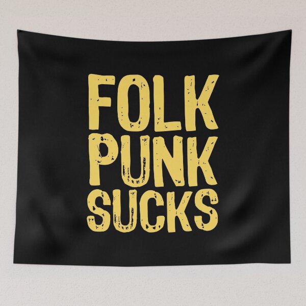 Item preview, Folk Punk Sucks designed and sold by The "I Love Everything" Shop.