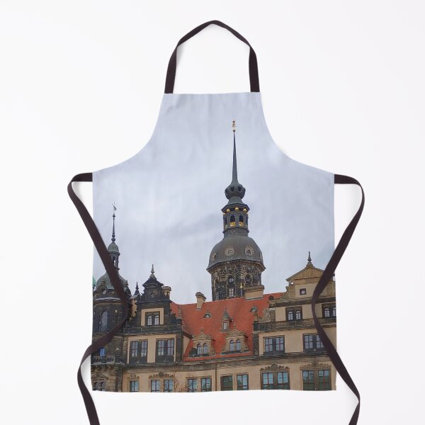 Item preview, Dresdner building German architecture Ornaments red roofs designed and sold by AmeliasArtistry.