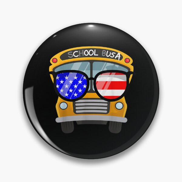 Item preview, Cool Bus with Sunglasses, School Bus Party  designed and sold by AlvaShop.