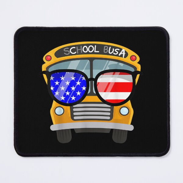 Item preview, Cool Bus with Sunglasses, School Bus Party designed and sold by AlvaShop.