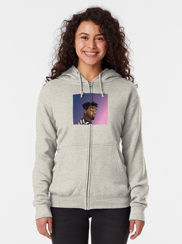 isaiah rashad hoodie pink