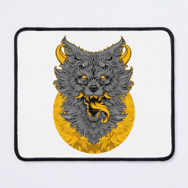 Item preview, Brutal Demon Wolf designed and sold by DmitriBurkov.