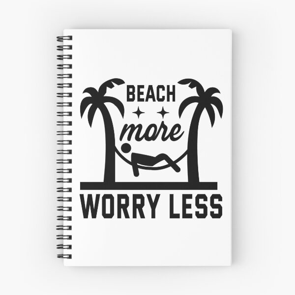 Item preview, Beach More Worry Less designed and sold by BLKHAS.