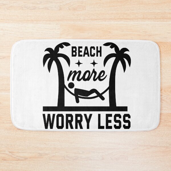 Item preview, Beach More Worry Less designed and sold by BLKHAS.