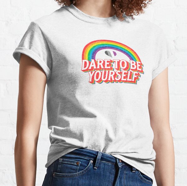 Item preview, Dare To Be Yourself LGBTQ+ Pride designed and sold by OutcastBrain.