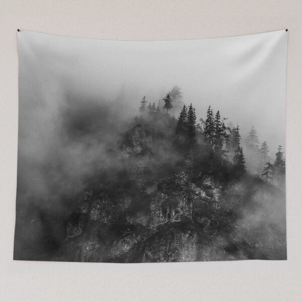 Item preview, Misty Forest Drawing, Dark Green Misty forest, Misty Green Forest Aesthetic, Foggy Misty Green Forest Aesthetic designed and sold by Trendymotion.