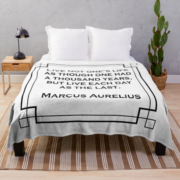 Item preview, STOICISM QUOTES Live not one’s life as though one had a thousand years, but live each day as the last. designed and sold by Inspirationmotivation.
