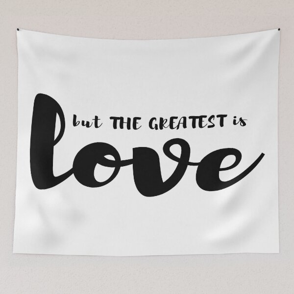Item preview, but the greatest is love 1 corinthians 13:13 designed and sold by AmeliasArtistry.