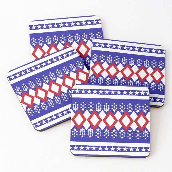 Item preview, Independence Day fabric design  designed and sold by mushopja.