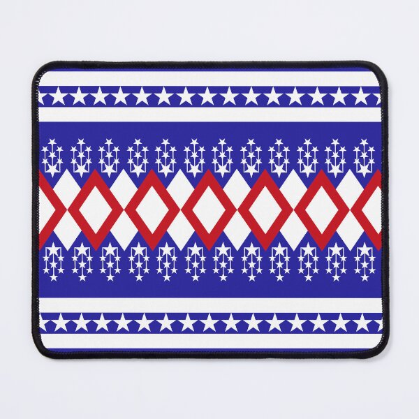 Item preview, Independence Day fabric design designed and sold by mushopja.
