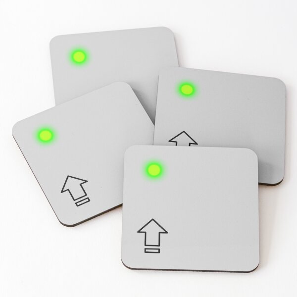 Item preview, Mac Keyboard Cap Lock Button (White) designed and sold by DeafNick.