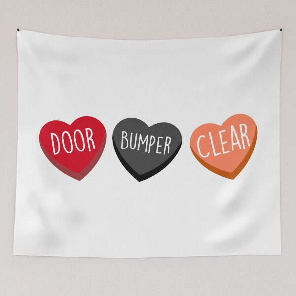 Item preview, Door Bumper Clear Hearts designed and sold by abbyksbubble.