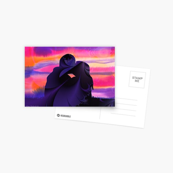 Kissing... ~~~ ... !!! Postcard