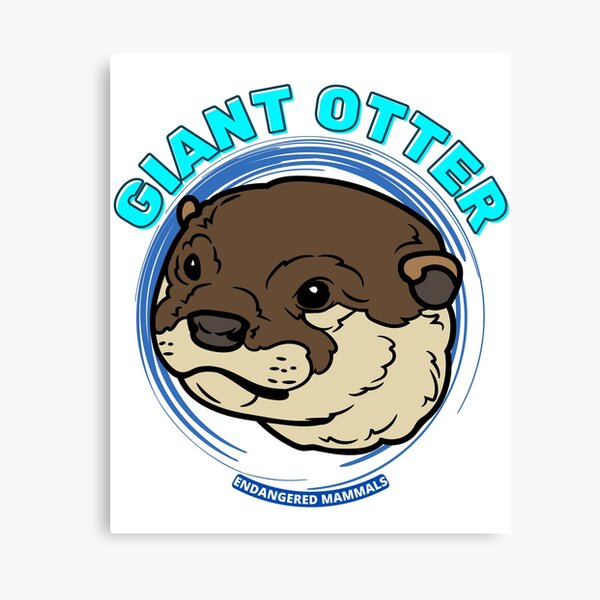 Giant Otter Canvas Print