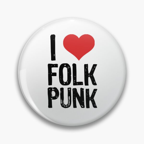 Item preview, I Love Folk Punk designed and sold by The "I Love Everything" Shop.