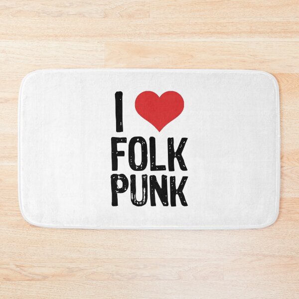 Item preview, I Love Folk Punk designed and sold by The "I Love Everything" Shop.