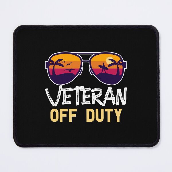 Item preview, Veteran Off Duty - Beach Time Off - Funny Summer Vacation designed and sold by Optix.